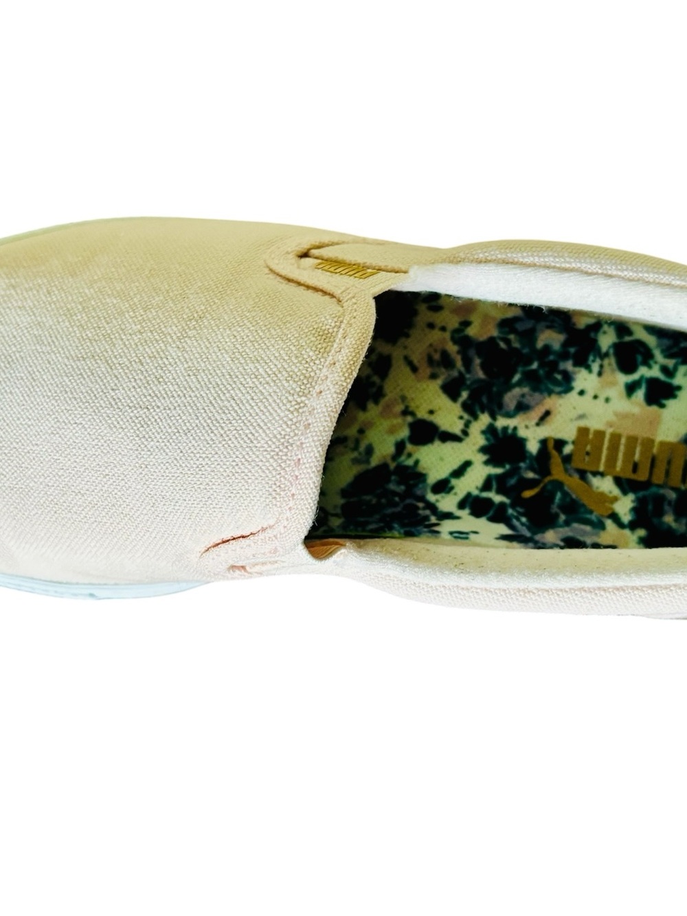 Puma Women’s Bari Comfort Terry Slip-On Blush Pink Canvas Loafers - Picture 4 of 8